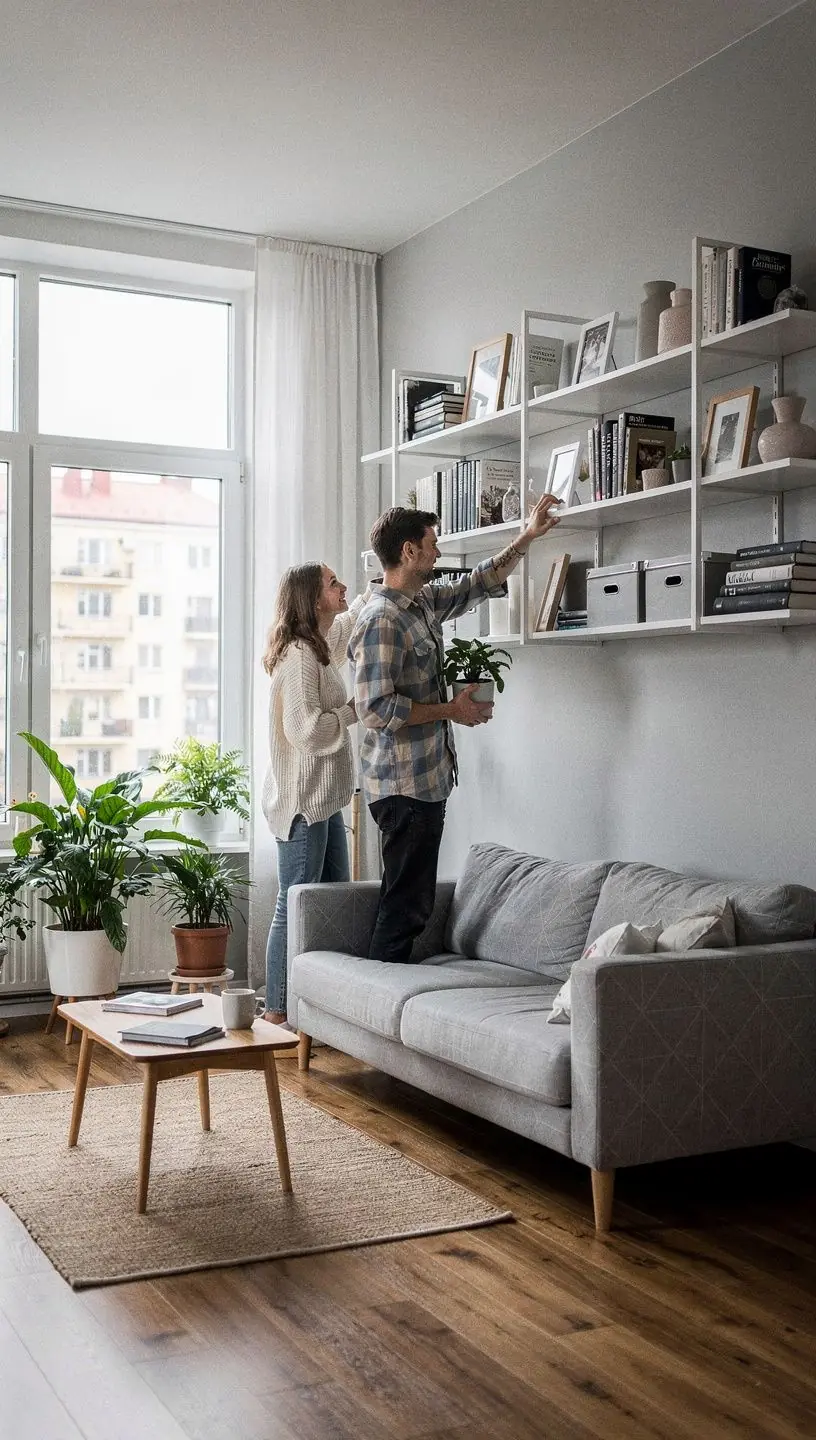 Kompleksne köök, mis sisaldab praktilisi hoiustamisvõimalusi ja meeldivat atmosfääri.